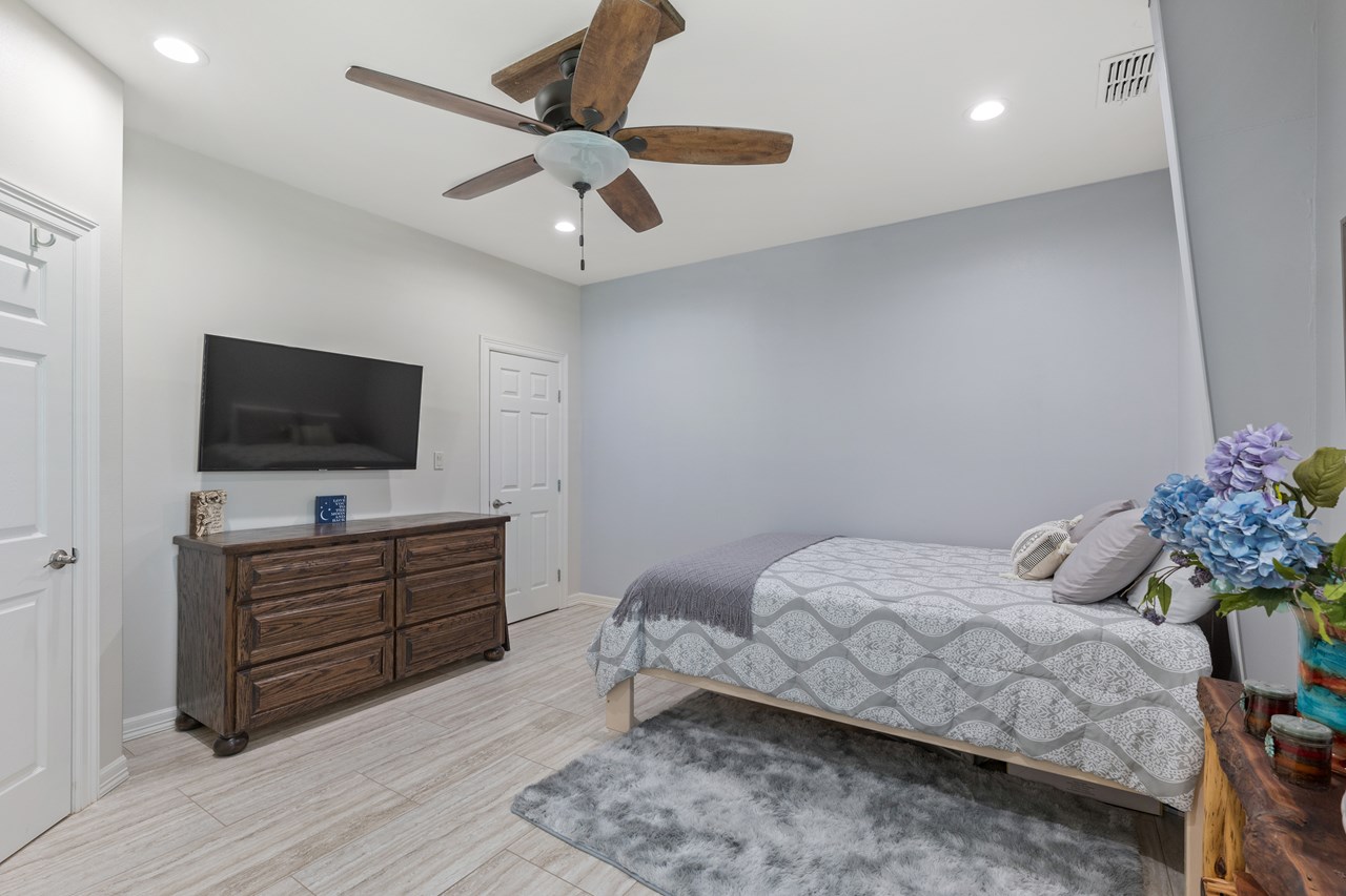 one of the bedrooms upstairs