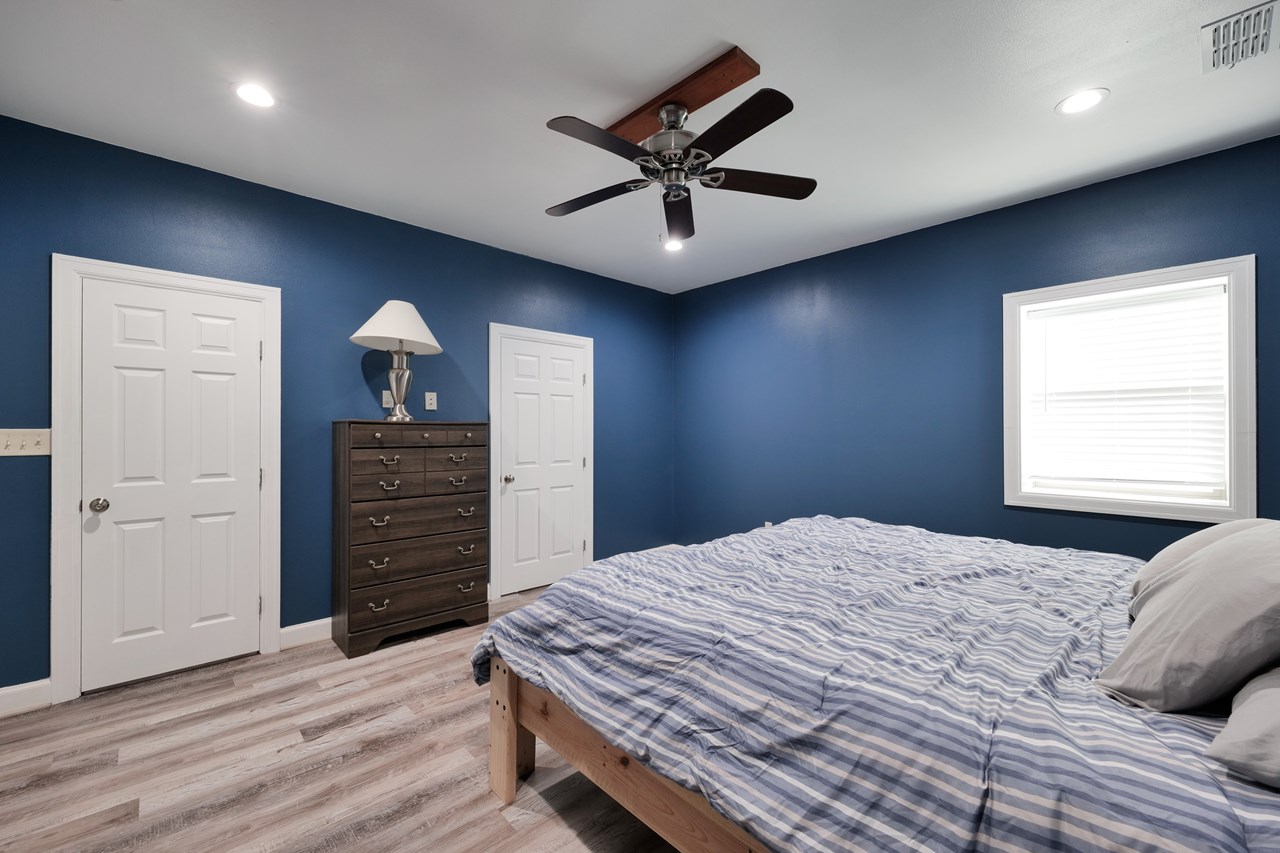 second bedroom down