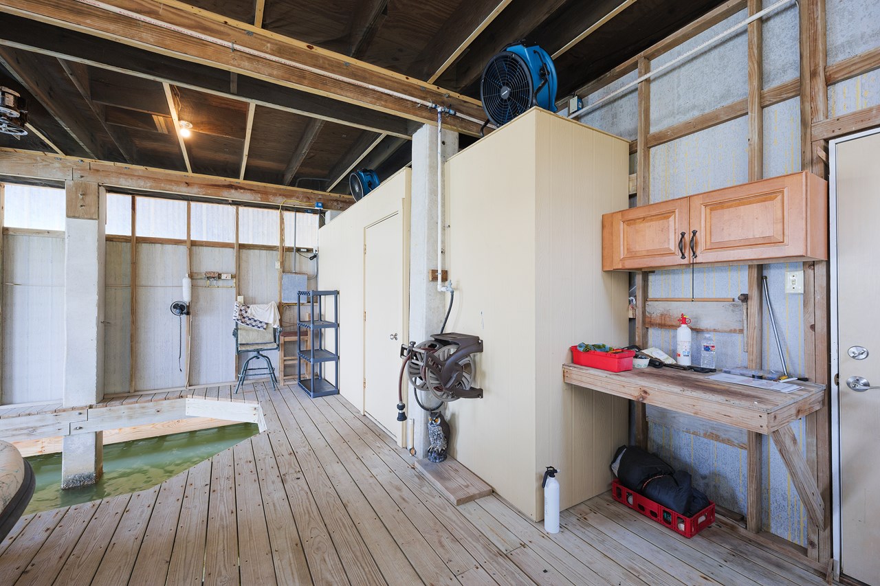 storage in the boat house