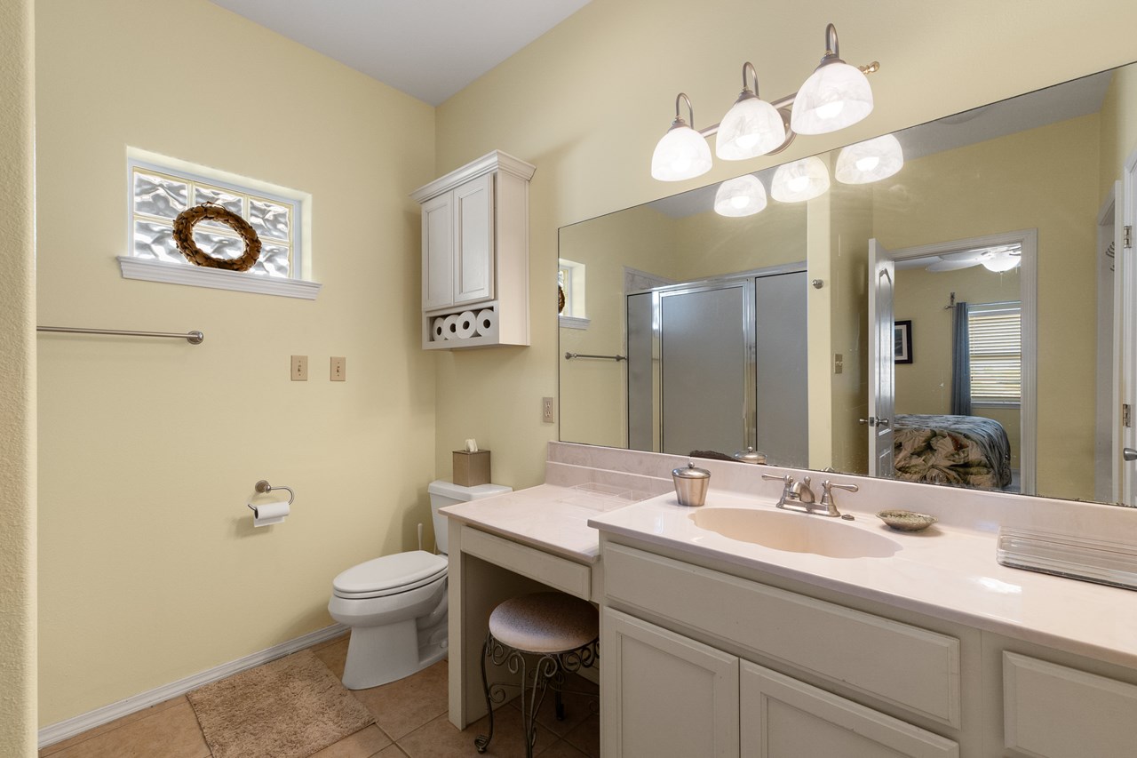 master bath there is also a master walk-in closet off of this bathroom