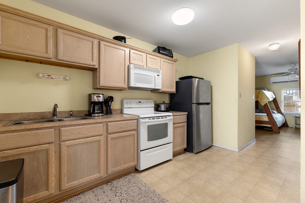 downstairs guest accommodations